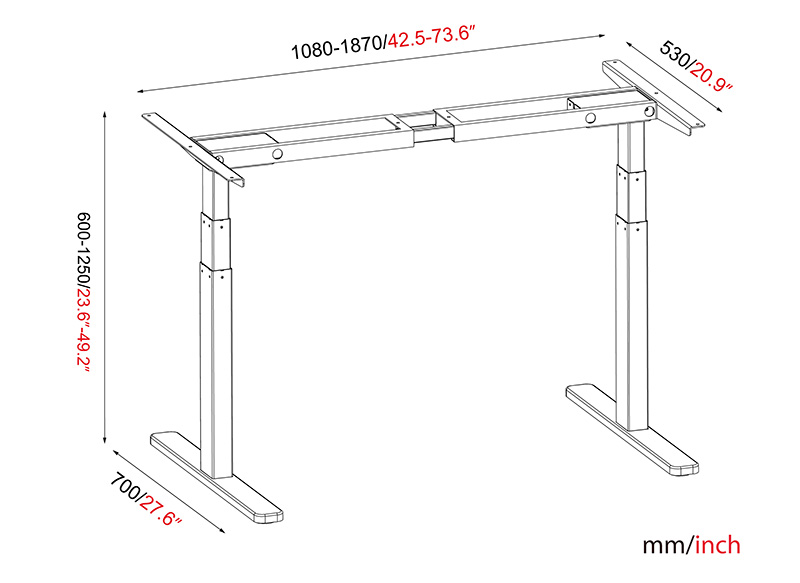 HED102 Standing Desks-Electrical Standing Desk