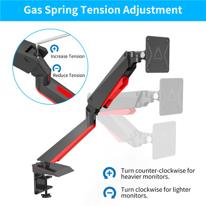 Gas Spring Monitor Arm VM-GE22-RGB